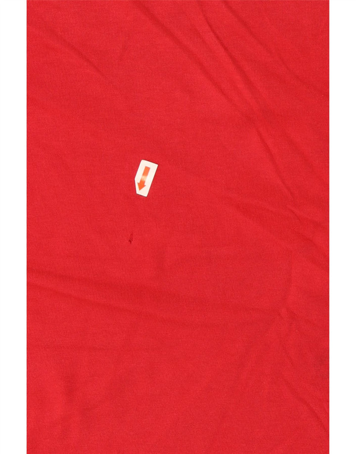 Nike Herren Grafik T-Shirt Top UK 42/44 Large Rot