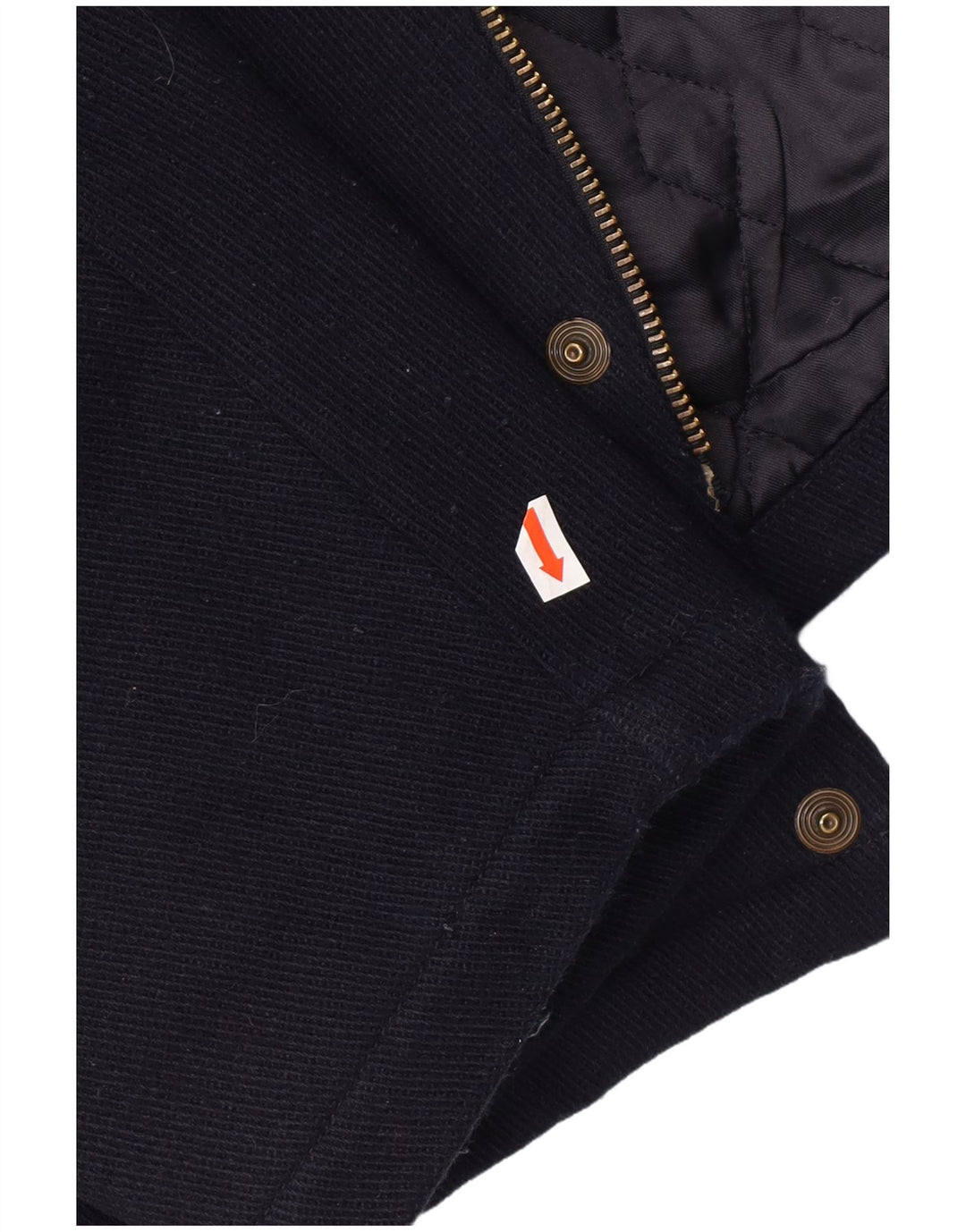 NAVIGARE Mens Bomber Jacket UK 36 Small Navy Blue