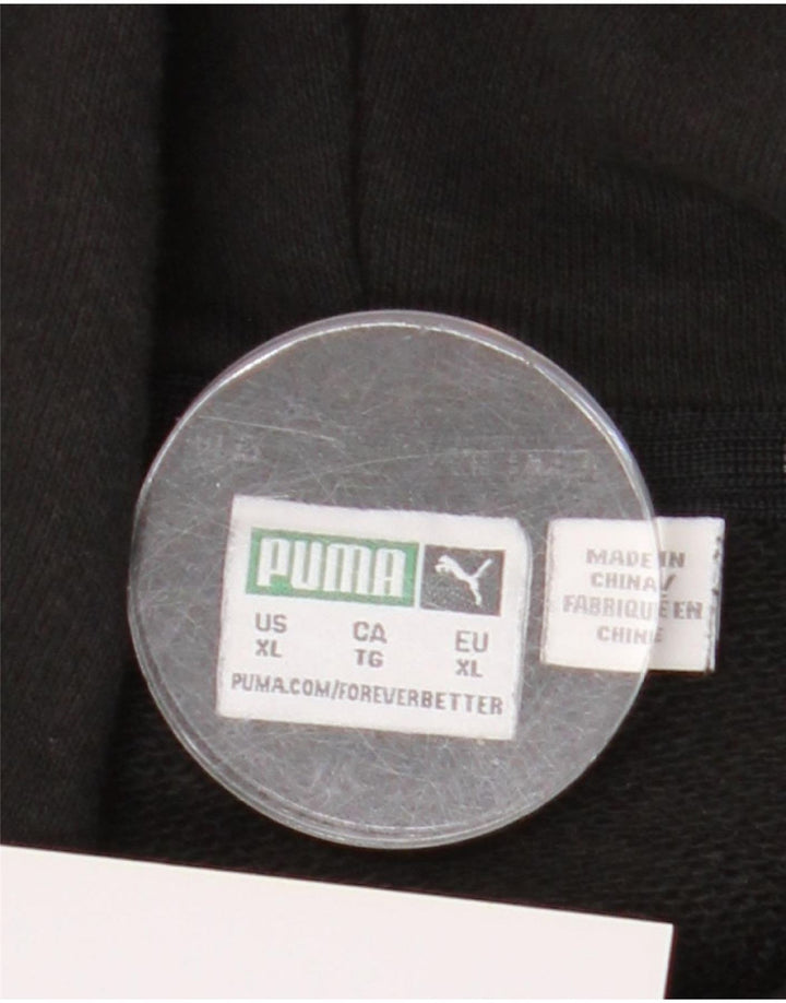 Puma Herren Übergroßer Kapuzenpullover XL Schwarz Baumwolle