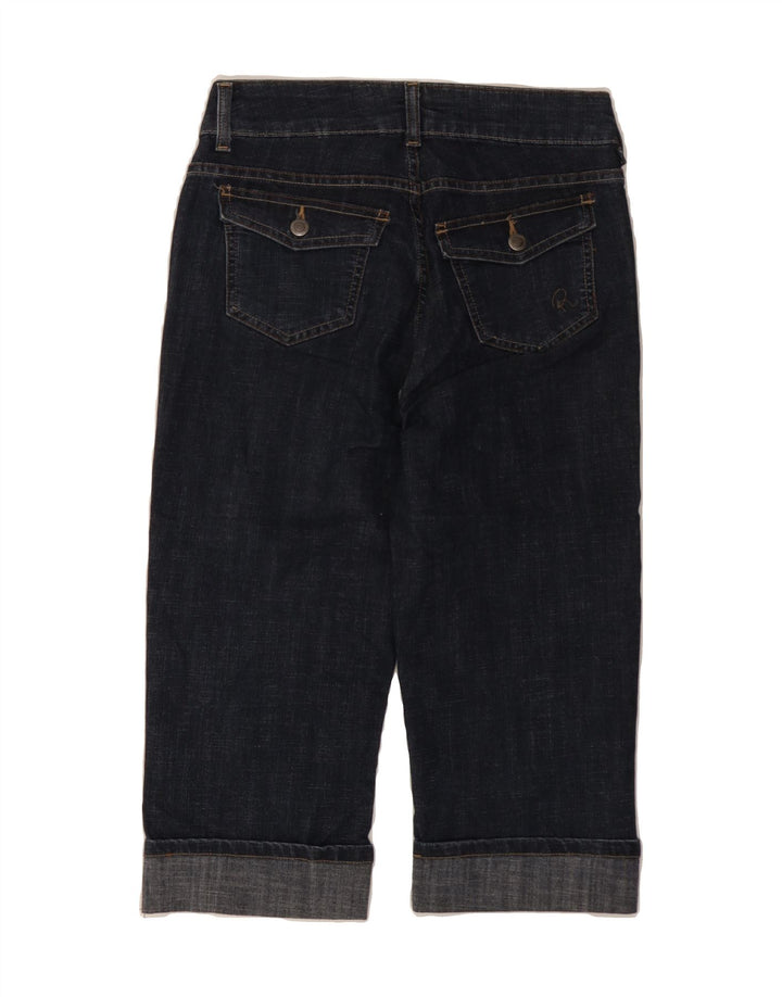 LEE Womens Capri Jeans US 8 Medium W28 L18 Navy Blue Cotton Vintage Lee and Second-Hand Lee from Messina Hembry 