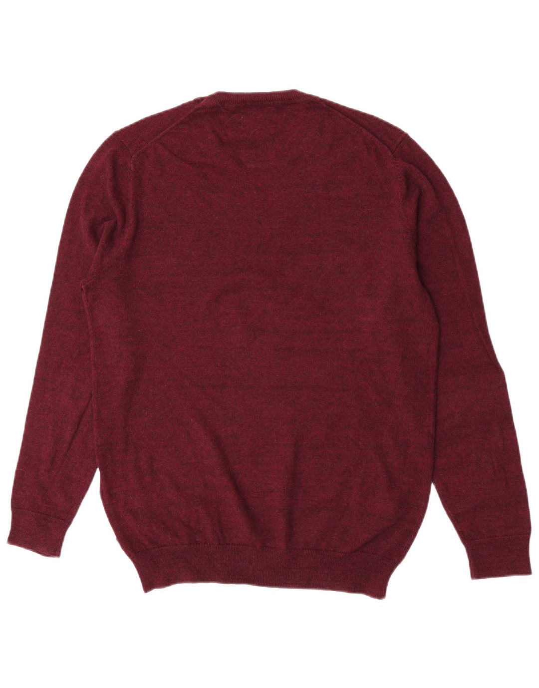 Superdry Herren-Pullover mit Rundhalsausschnitt, mittlere kastanienbraune Baumwolle