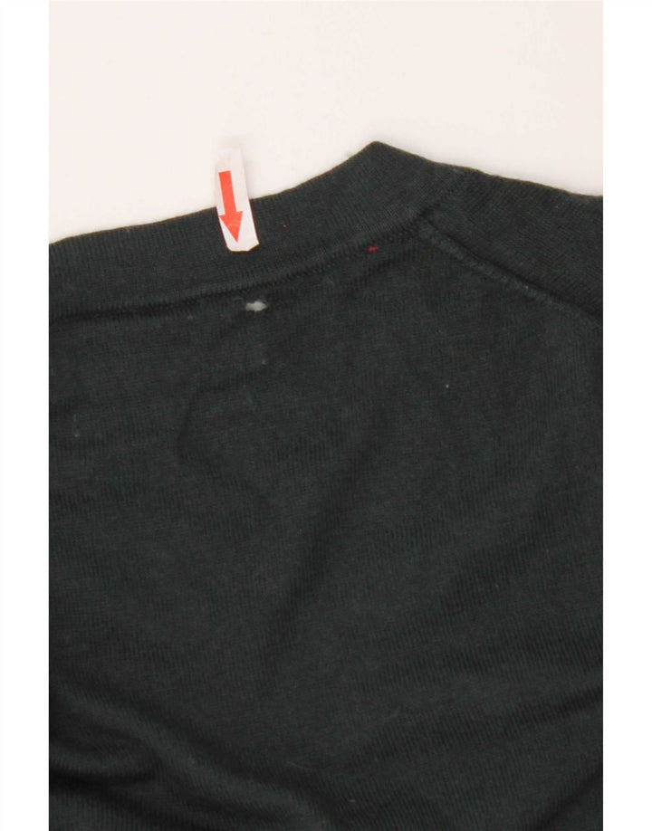 Marks & Spencer Herren-Strickjacke, groß, grüne Merinowolle
