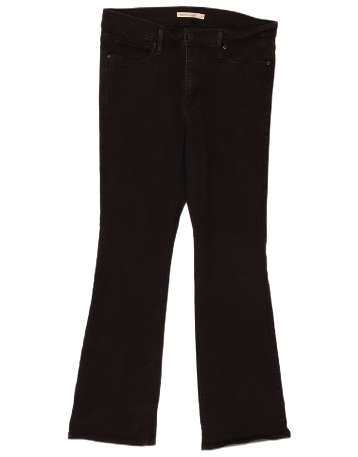 Levi's Damen 315 Shaping Bootcut Jeans W32 L30 Schwarze Baumwolle