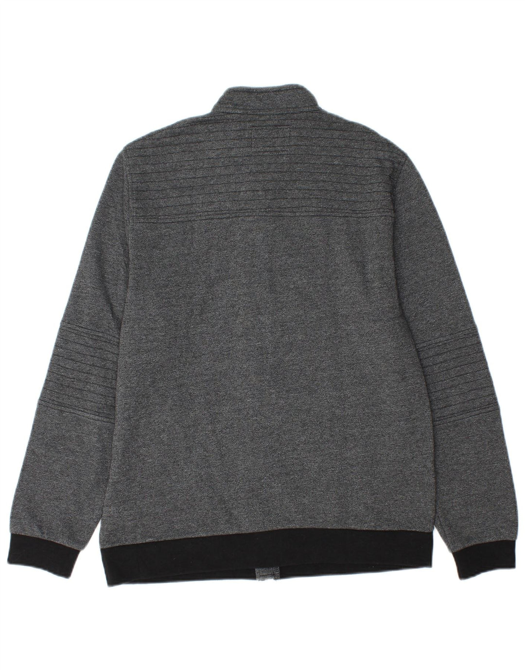 Guess Herren Bomberjacke UK 34 XS Graue Colourblock-Baumwolle