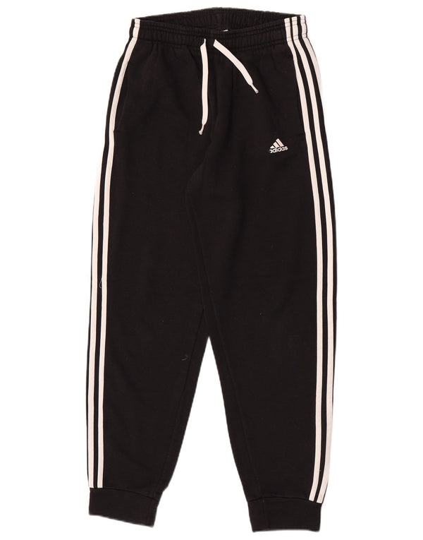 Adidas Jungen-Trainingshose, Jogginghose, 13–14 Jahre, schwarze Baumwolle