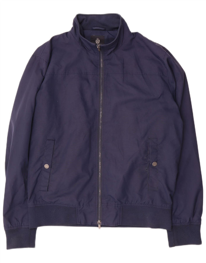 Dack's Herren Bomberjacke UK 44 2XL Marineblau Polyester