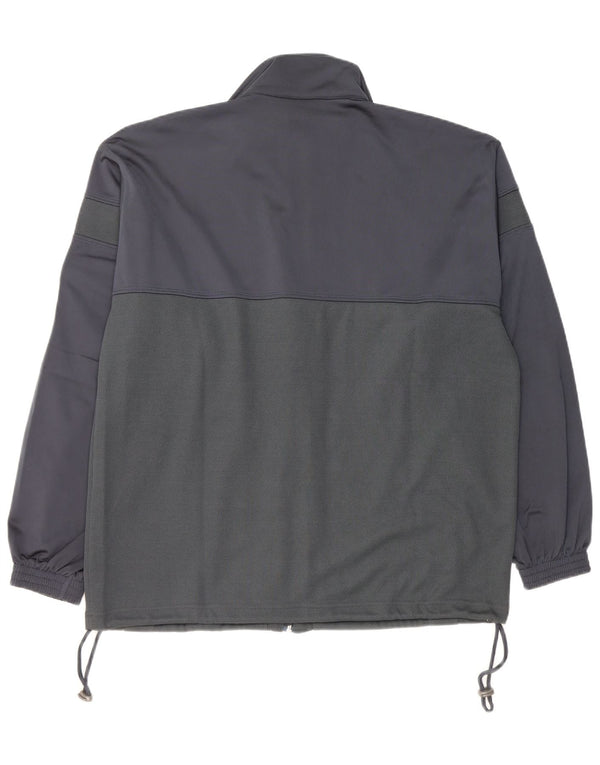 Diadora Herren-Trainingsanzug-Top-Jacke, UK 42, Größe L, Marineblau, Farbblock