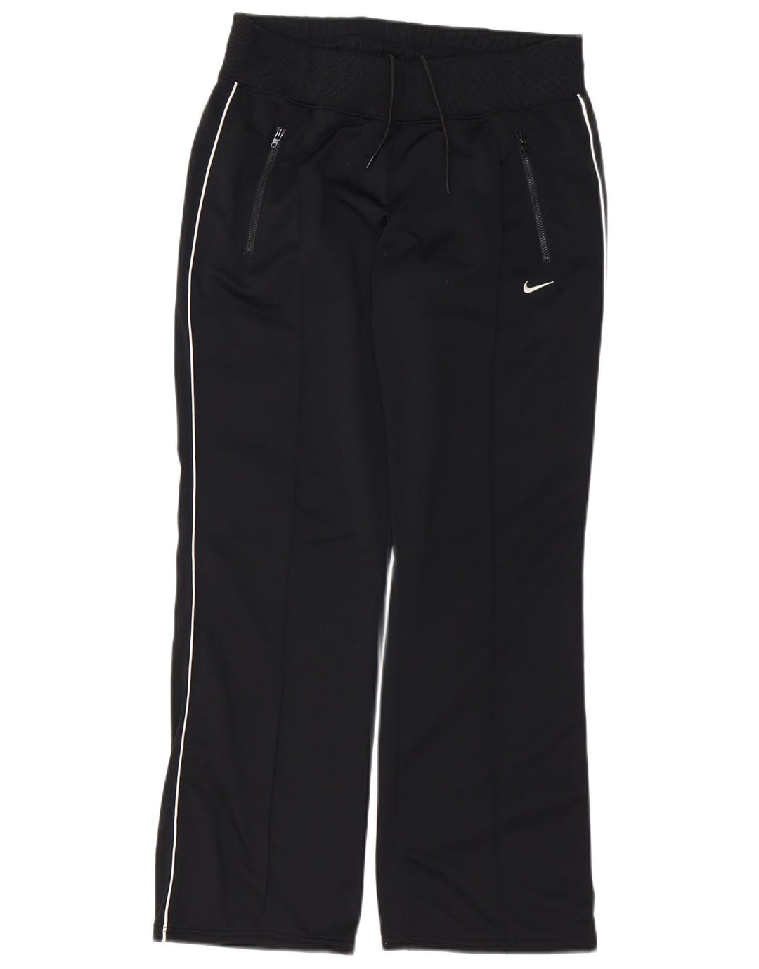 Nike Damen-Trainingshose UK 14 Mittelschwarzes Polyester
