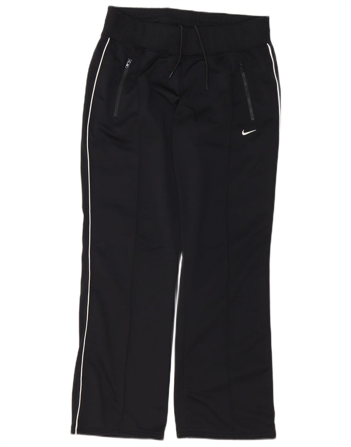 Nike Damen-Trainingshose UK 14 Mittelschwarzes Polyester