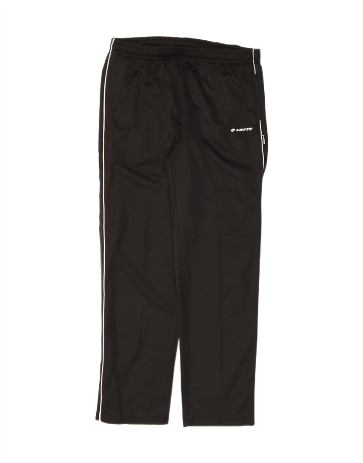 LOTTO Womens Tracksuit Trousers XL  Black Polyester Vintage Lotto and Second-Hand Lotto from Messina Hembry 