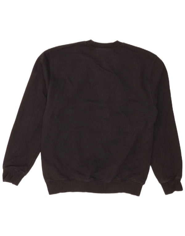 Carhartt Herren-Sweatshirt mit Grafik, Größe S, schwarze Baumwolle