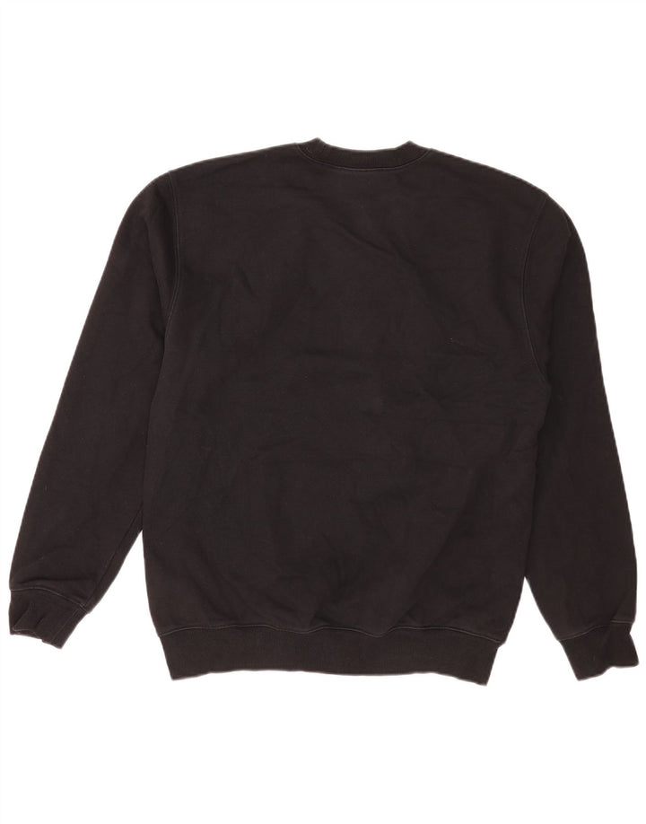 Carhartt Herren-Sweatshirt mit Grafik, Größe S, schwarze Baumwolle