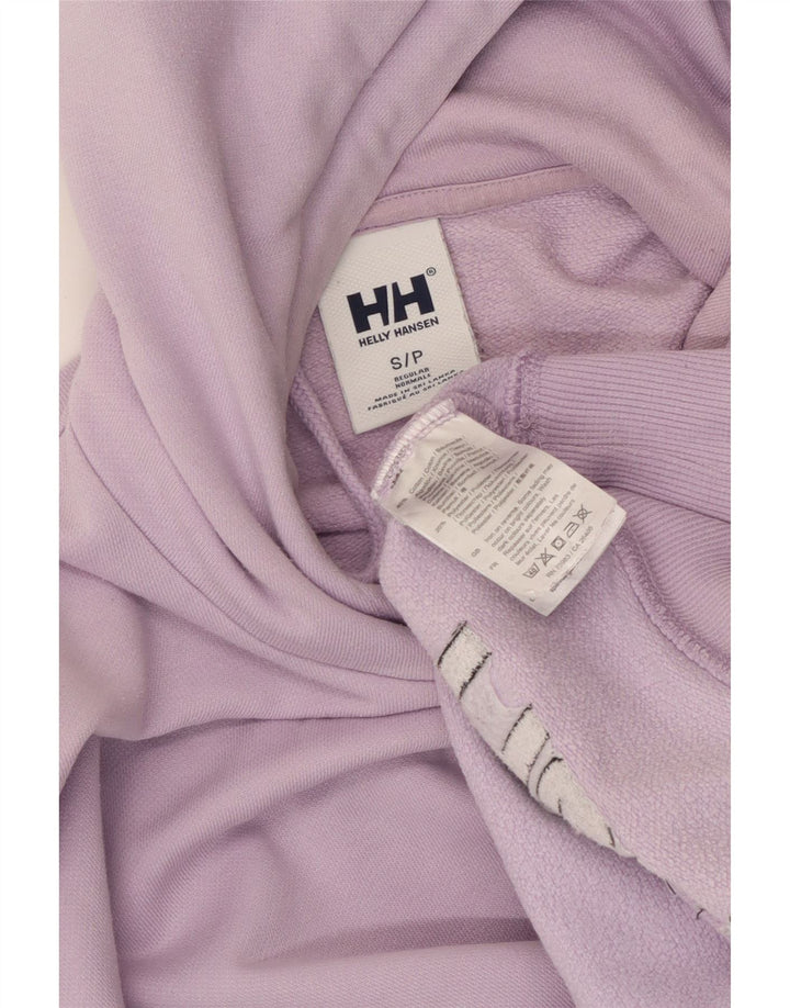 HELLY HANSEN Herren-Kapuzenpullover mit normaler Passform, Grafik, Größe S, Lila, Baumwolle