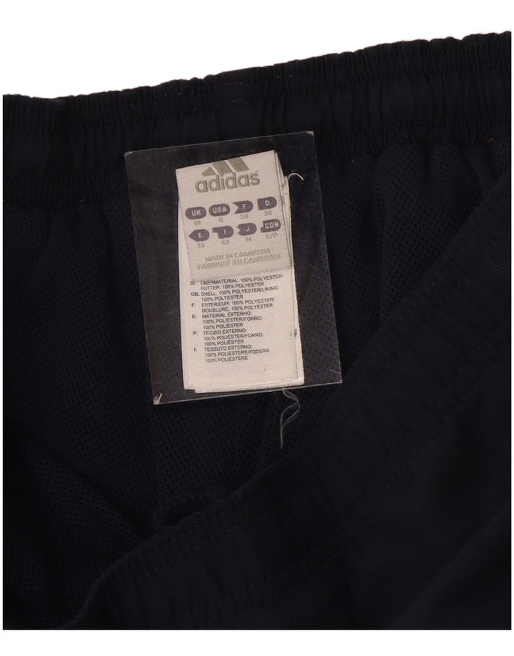 Adidas Capri-Trainingshose für Damen, UK 10, Größe S, Marineblau, Polyester