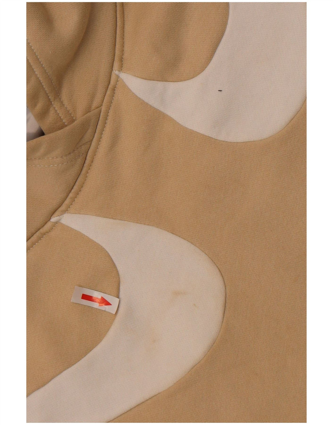 Nike Herren-Kapuzenpullover mit Grafik, groß, beige, Baumwolle