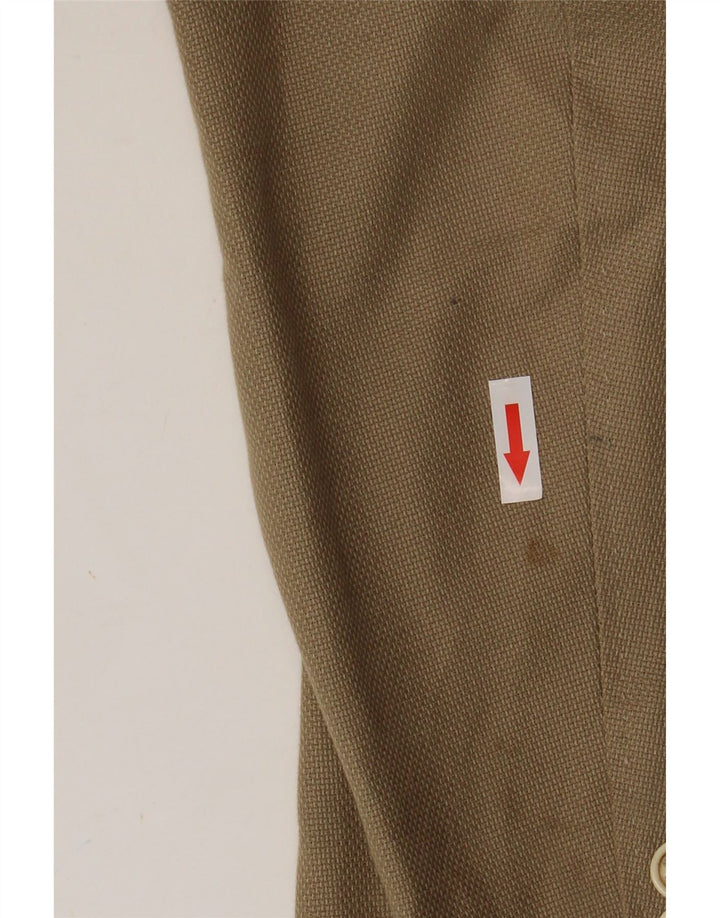 Massimo Dutti Herren-Blazer mit 2 Knöpfen, EU 58, 2XL, beige Baumwolle