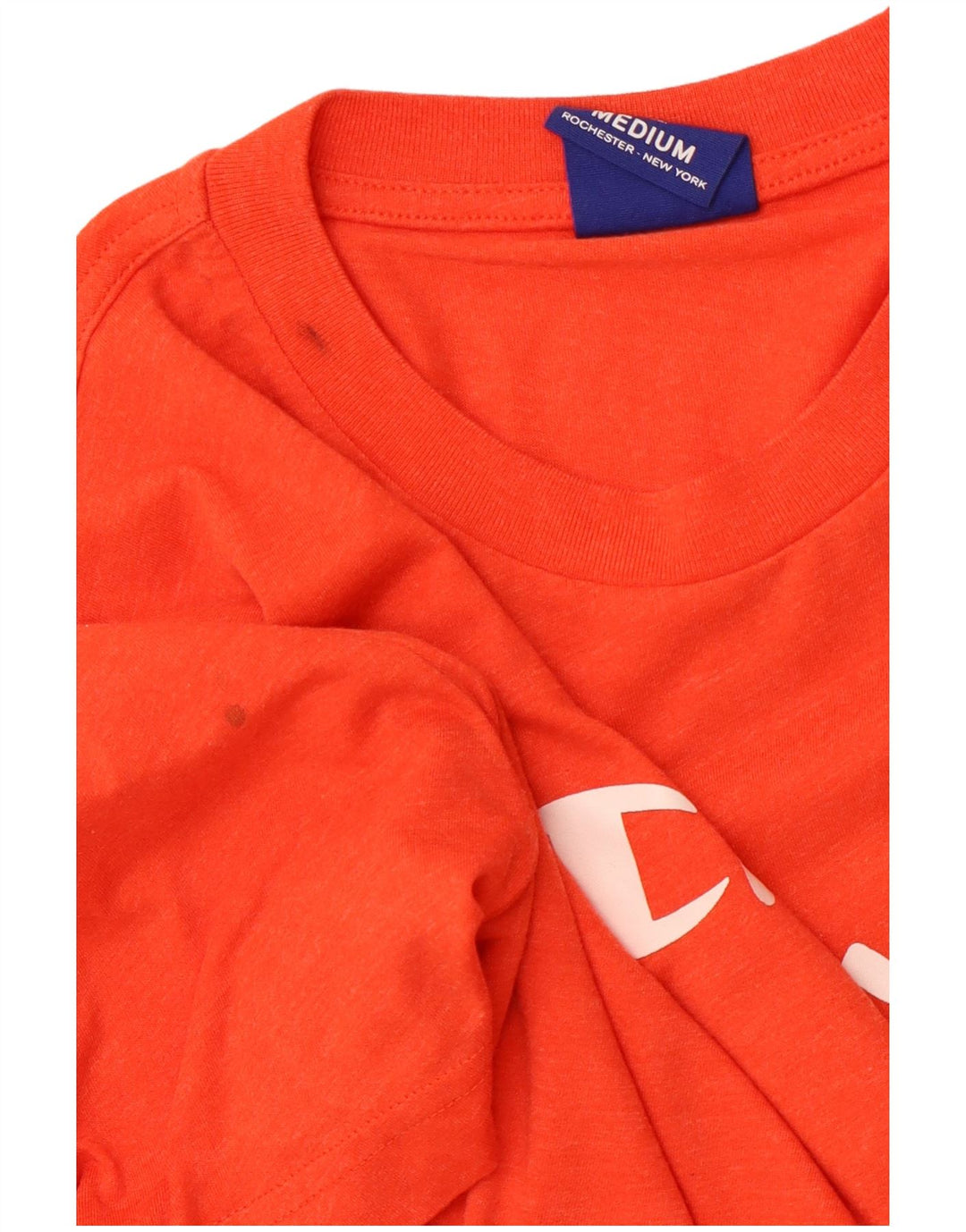 CHAMPION Herren Grafik-T-Shirt-Oberteil Mittelorange