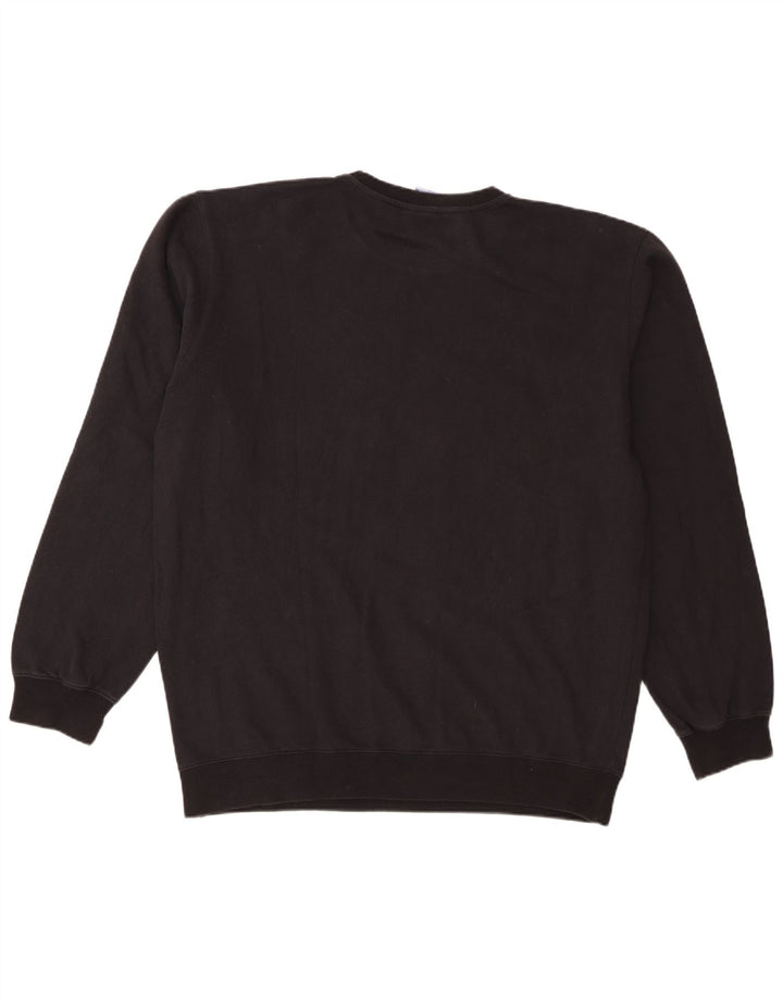 Champion Herren-Sweatshirt mit Grafik, 2XL, schwarze Baumwolle