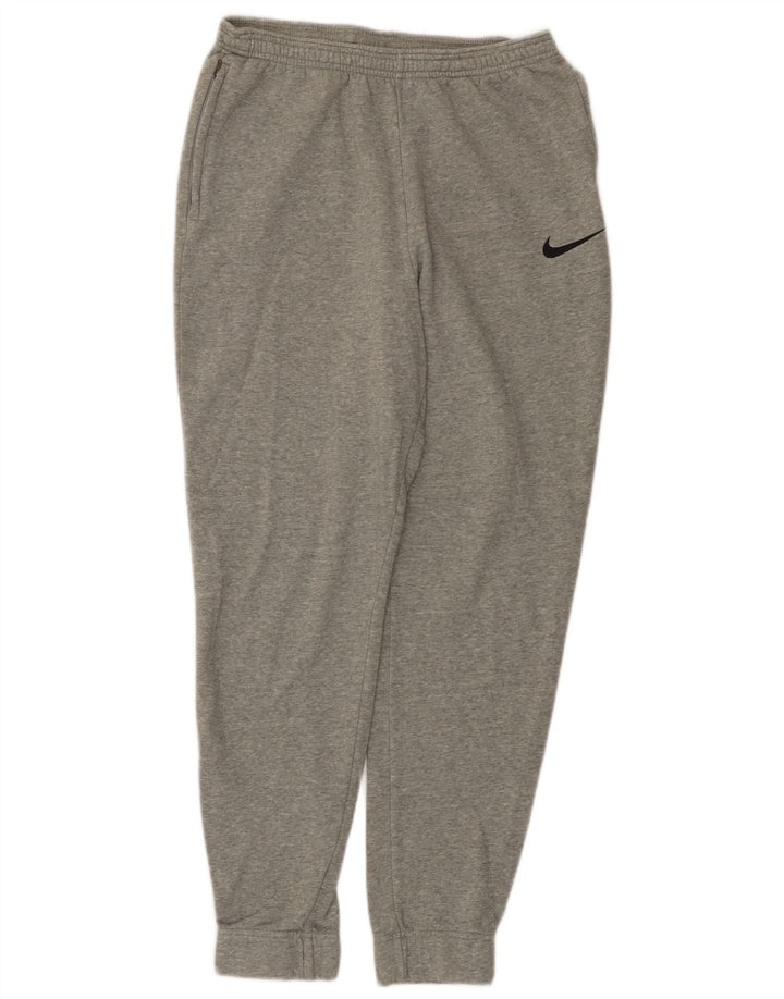 Nike Herren-Trainingshose, Jogginghose, groß, grau gefleckte Baumwolle