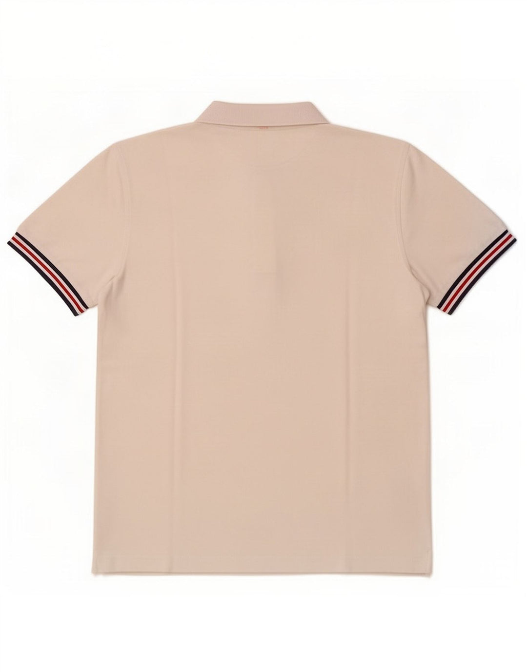 Sun68 Herren-Poloshirt aus mittelweißer Baumwolle