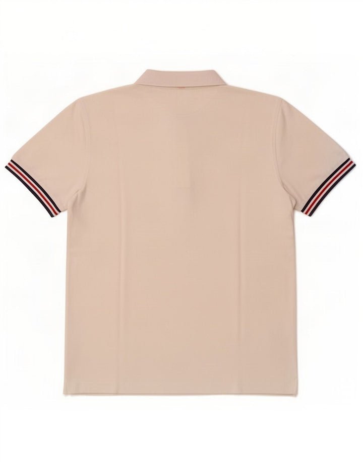 Sun68 Herren-Poloshirt aus mittelweißer Baumwolle