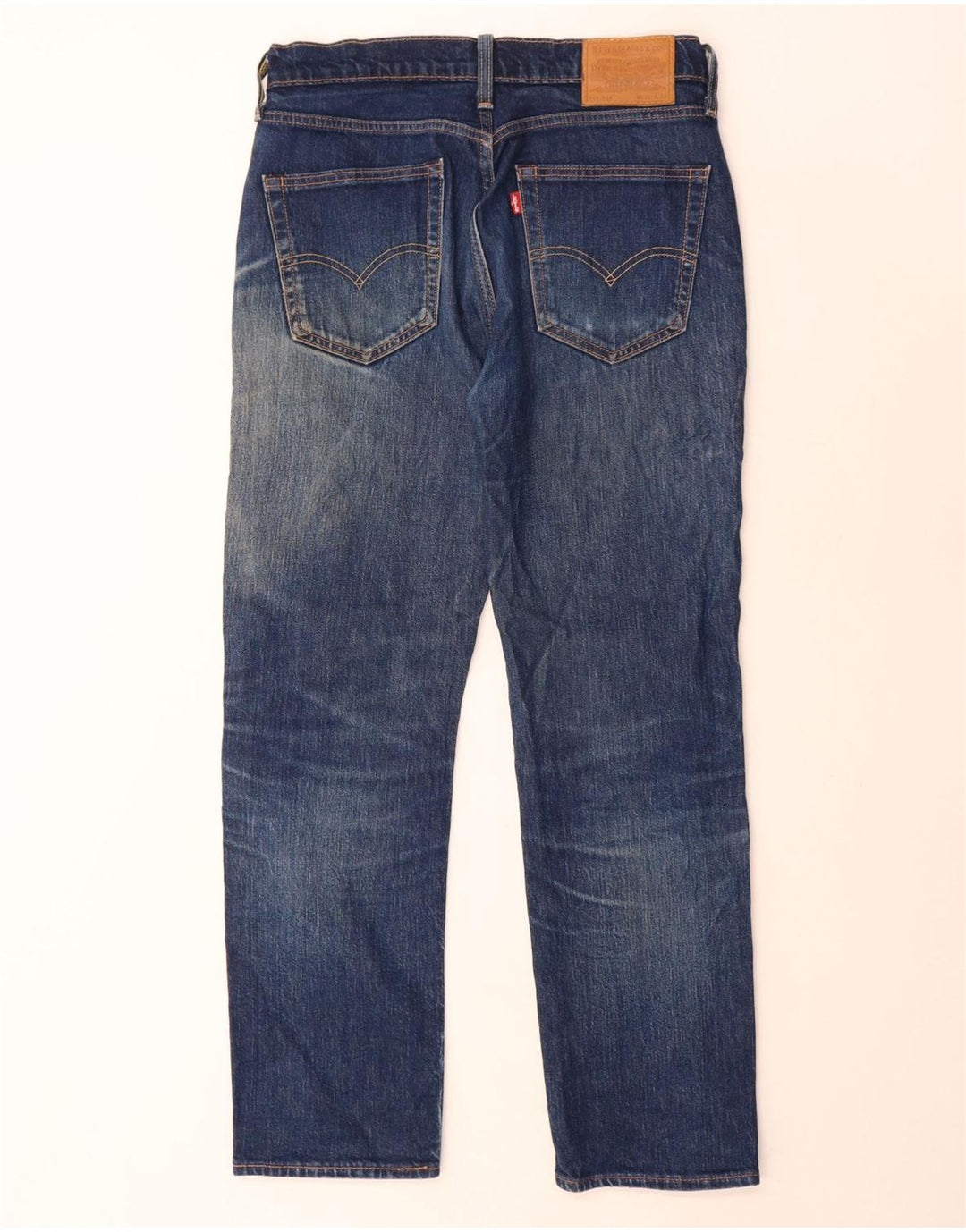 LEVI'S Herren 514 Straight Jeans W30 L30 Blaue Baumwolle