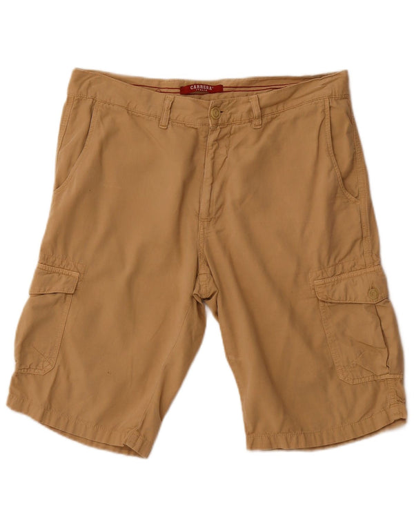 CARRERA Herren 618 Regular Cargo Shorts it 50 Large W34 Beige Baumwolle
