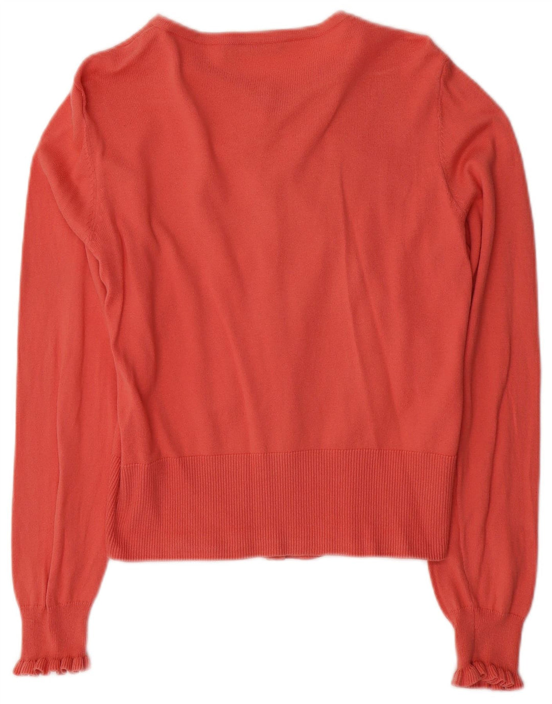 Oasis Damen-Cardigan-Pullover UK 10 Small Rosa Baumwolle