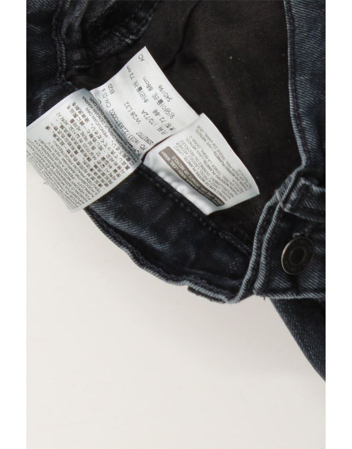 Levi's Herren 522 Slim Jeans W28 L25 Marineblau Baumwolle