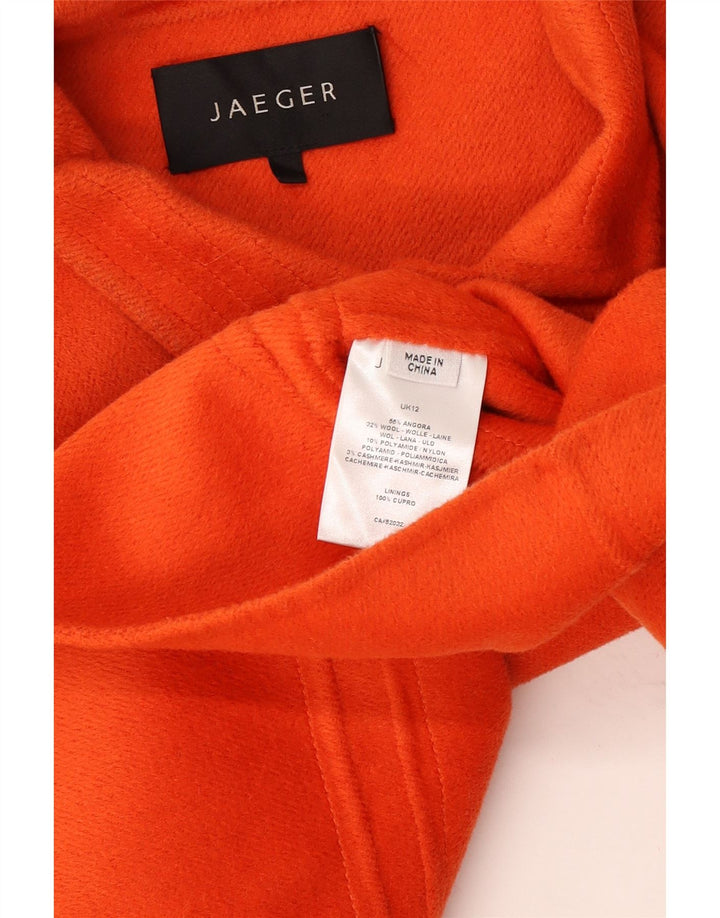 Jaeger Damen 3-Knopf-Bolerojacke UK 12 Mittelorange Angora
