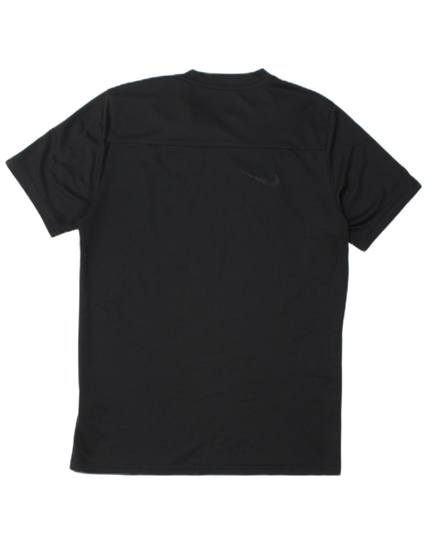 NIKE Herren Dri Fit T-Shirt Top Medium Schwarz
