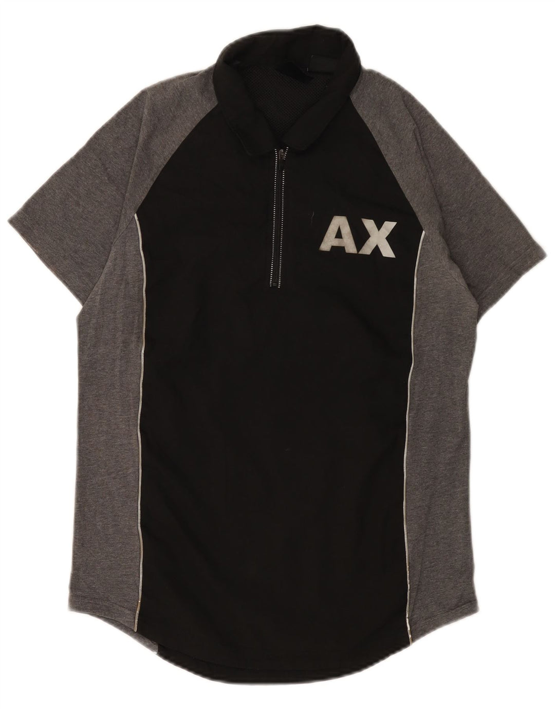 Armani Exchange Herren-Poloshirt mit Grafik, Größe S, Schwarz, Farbblock