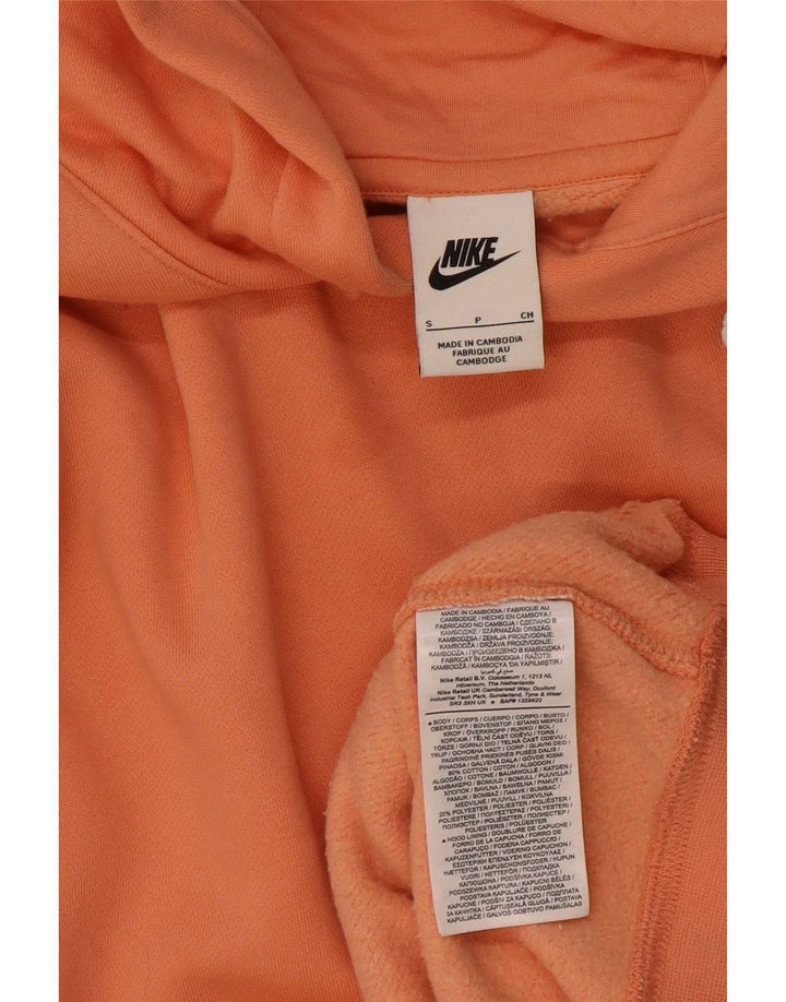 Nike Herren Kapuzenpullover, Größe S, Orange, Baumwolle