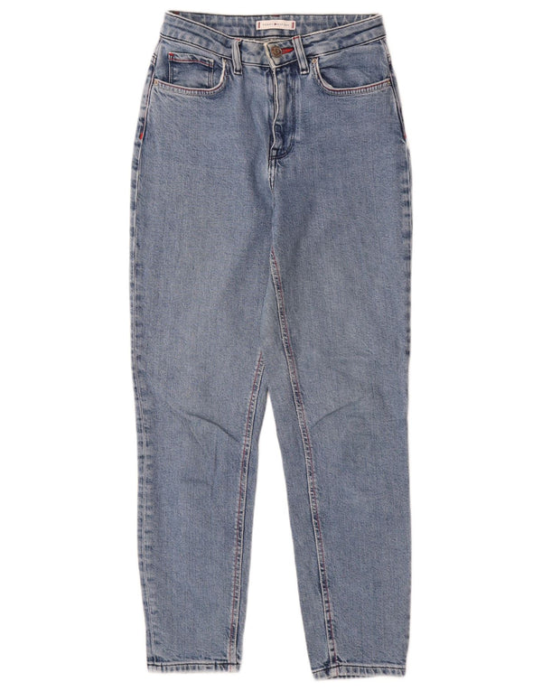 Tommy Hilfiger Damen Tapered Jeans W24 L27 Blau
