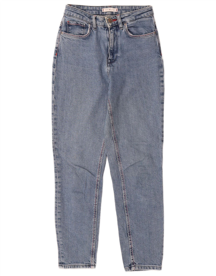 Tommy Hilfiger Damen Tapered Jeans W24 L27 Blau