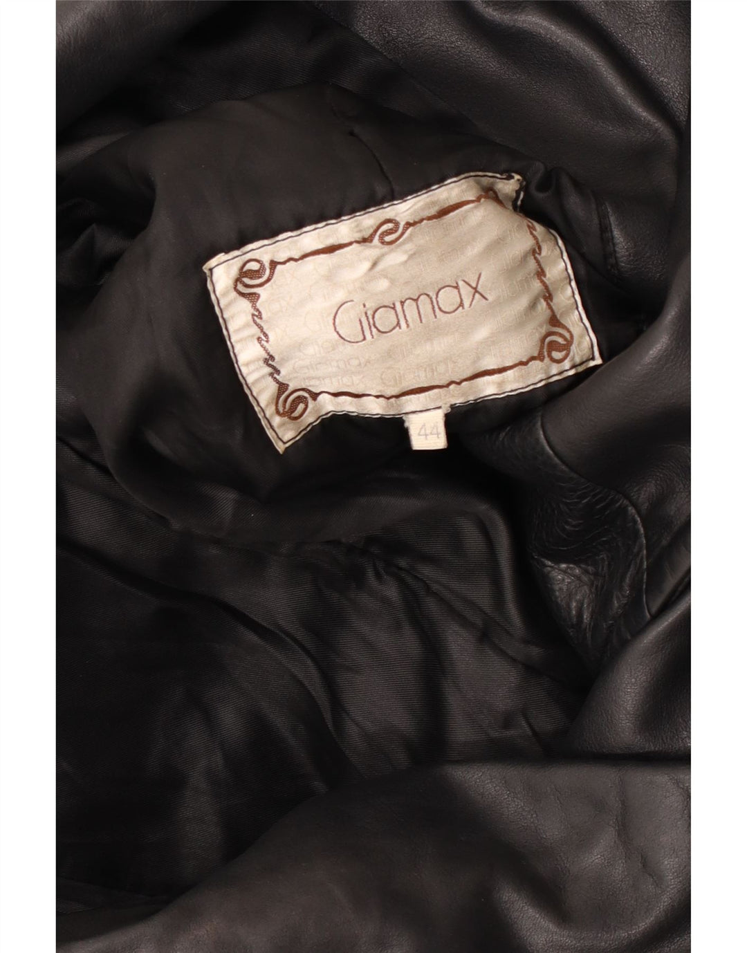 Giamax Damen Lederjacke EU 44 XL Schwarz