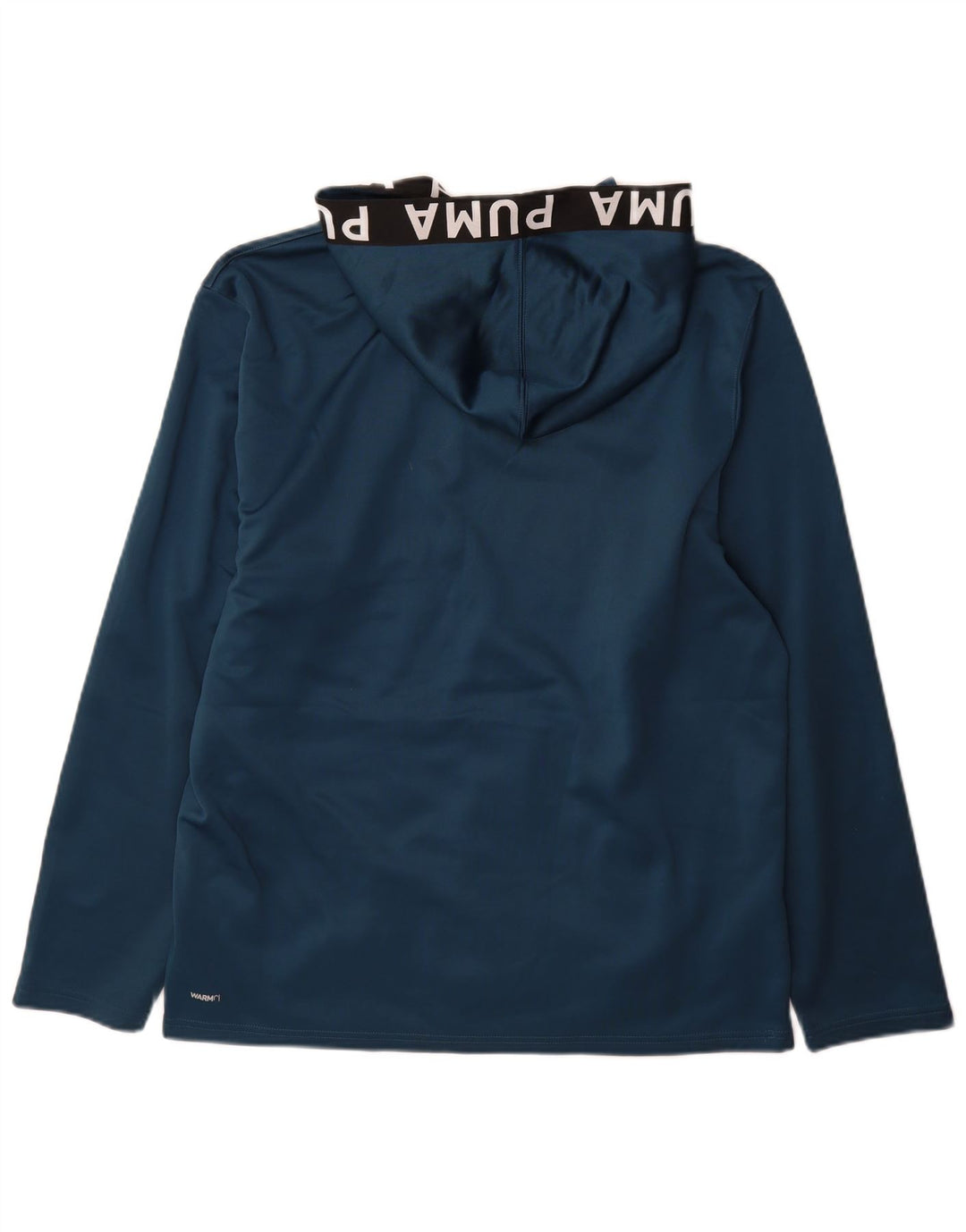 Puma Herren-Kapuzenpullover mit Grafik, mittelgroß, Marineblau, Farbblock-Polyester