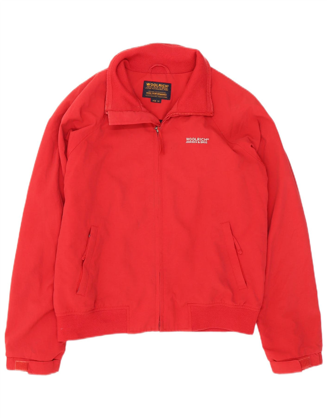 Woolrich Bomberjacke für Jungen, 13–14 Jahre, rotes Polyester