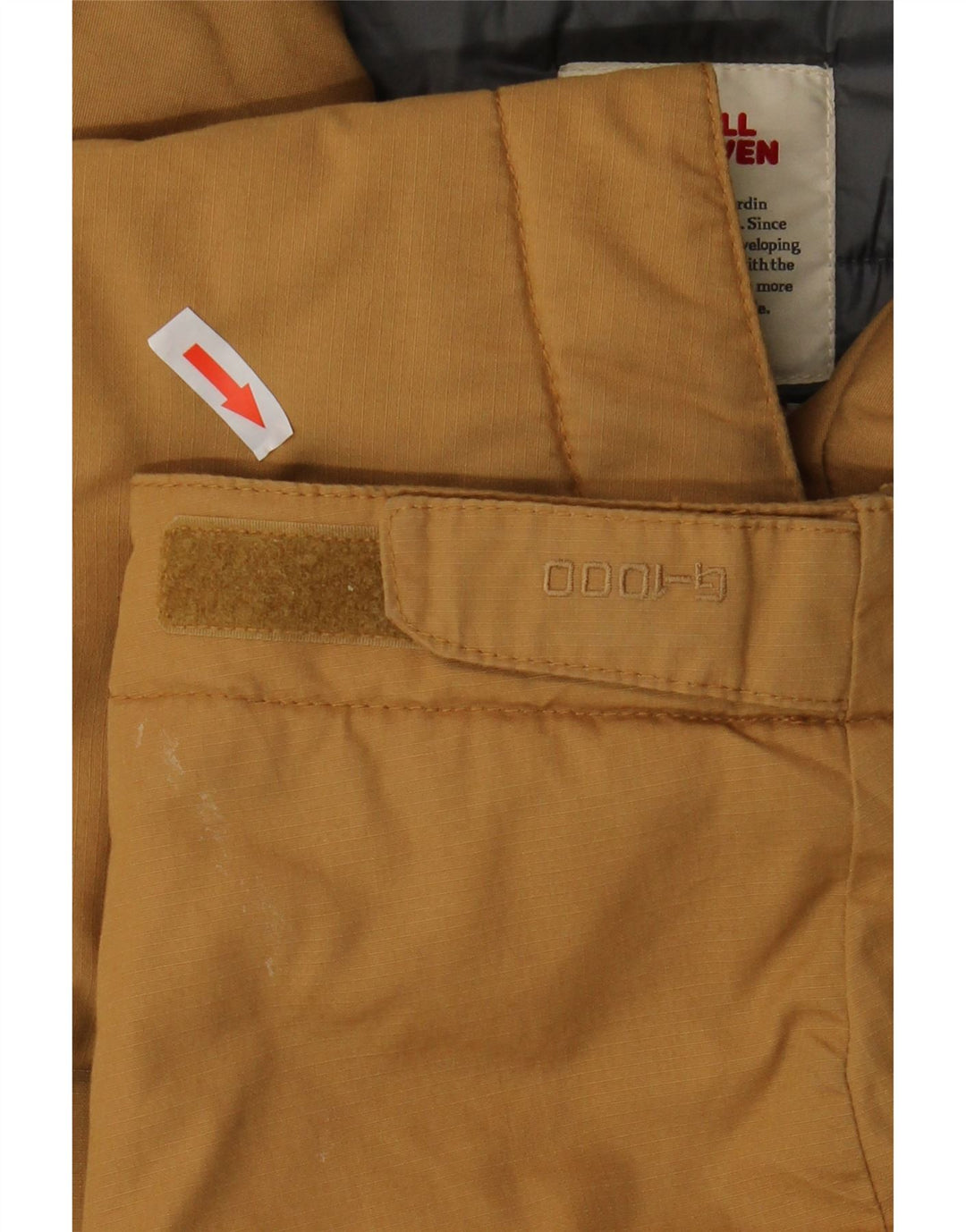 Fjall Raven Herren-Windbreakerjacke mit Kapuze, UK 42, XL, Beige