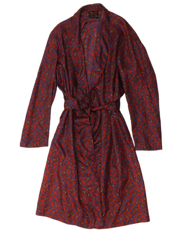 Tootal Damen Robe Kleid UK 18 XL Rot Paisley