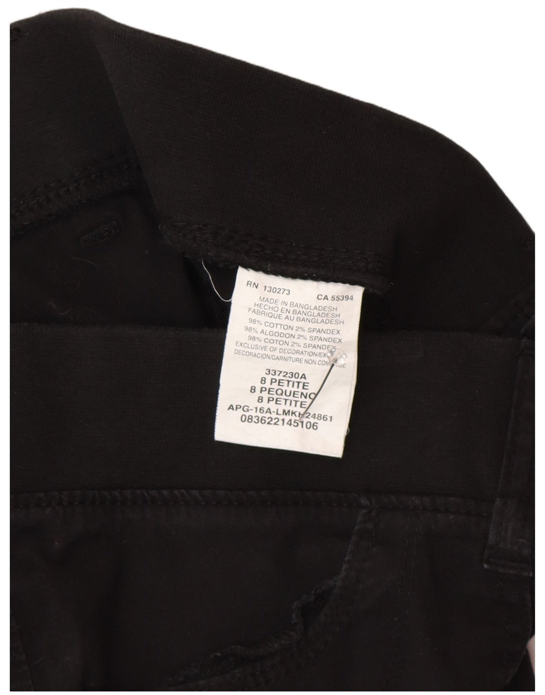 LEE Damen gerade Cargo-Capri-Hose, US 8, M, W30, L21, schwarze Baumwolle