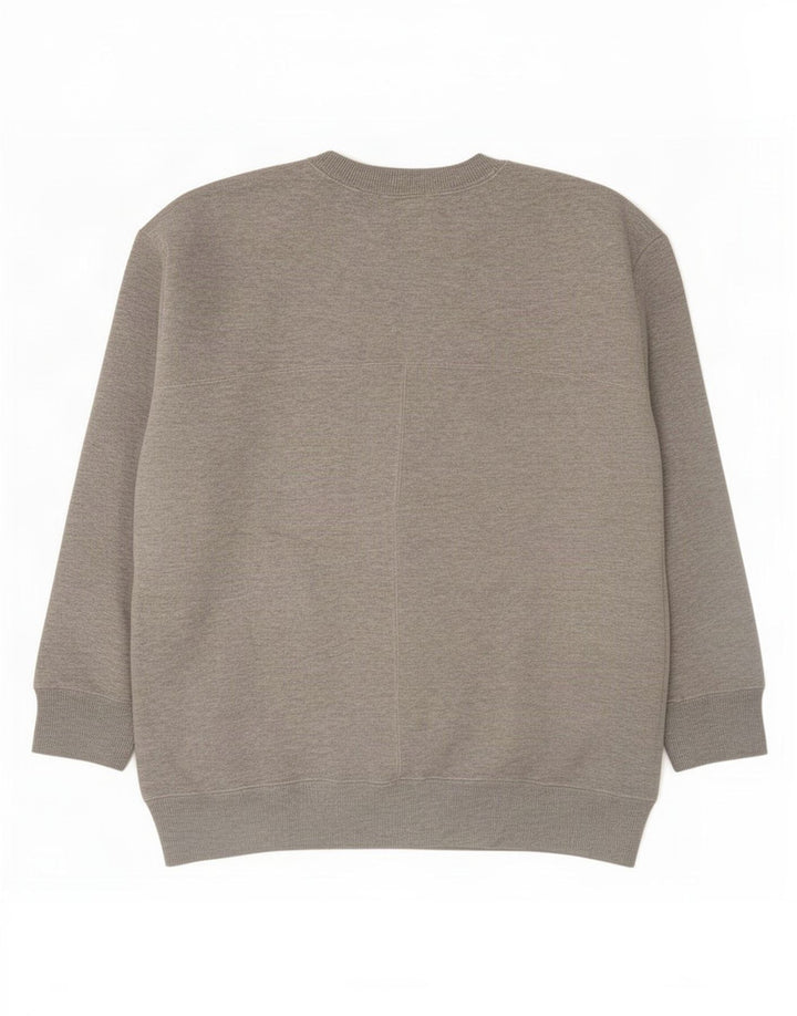 Zara Herren Sweatshirt Pullover Small Grau Polyester
