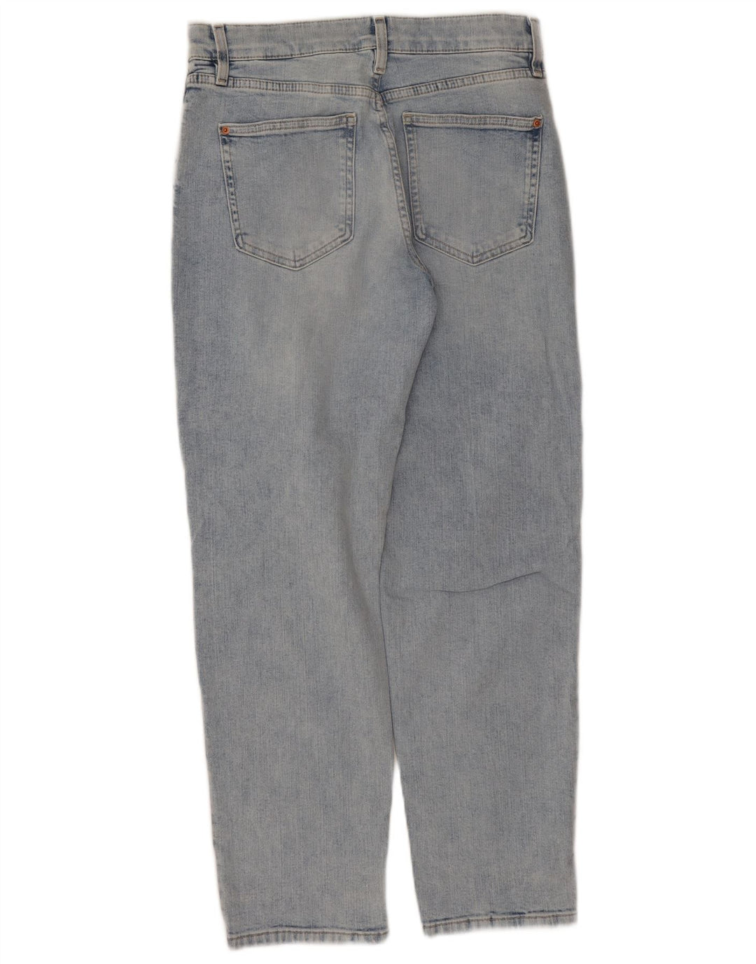 Marks & Spencer Damen Tapered Jeans UK 12 Medium W28 L27 Blau