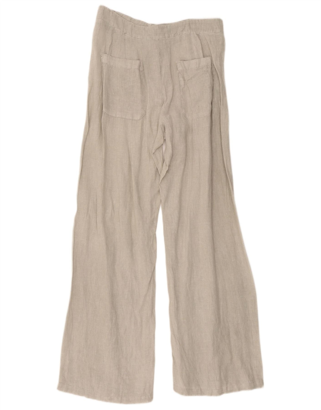 Zara Damen-Freizeithose mit weitem Bein, Größe M, W28, L32, Grau