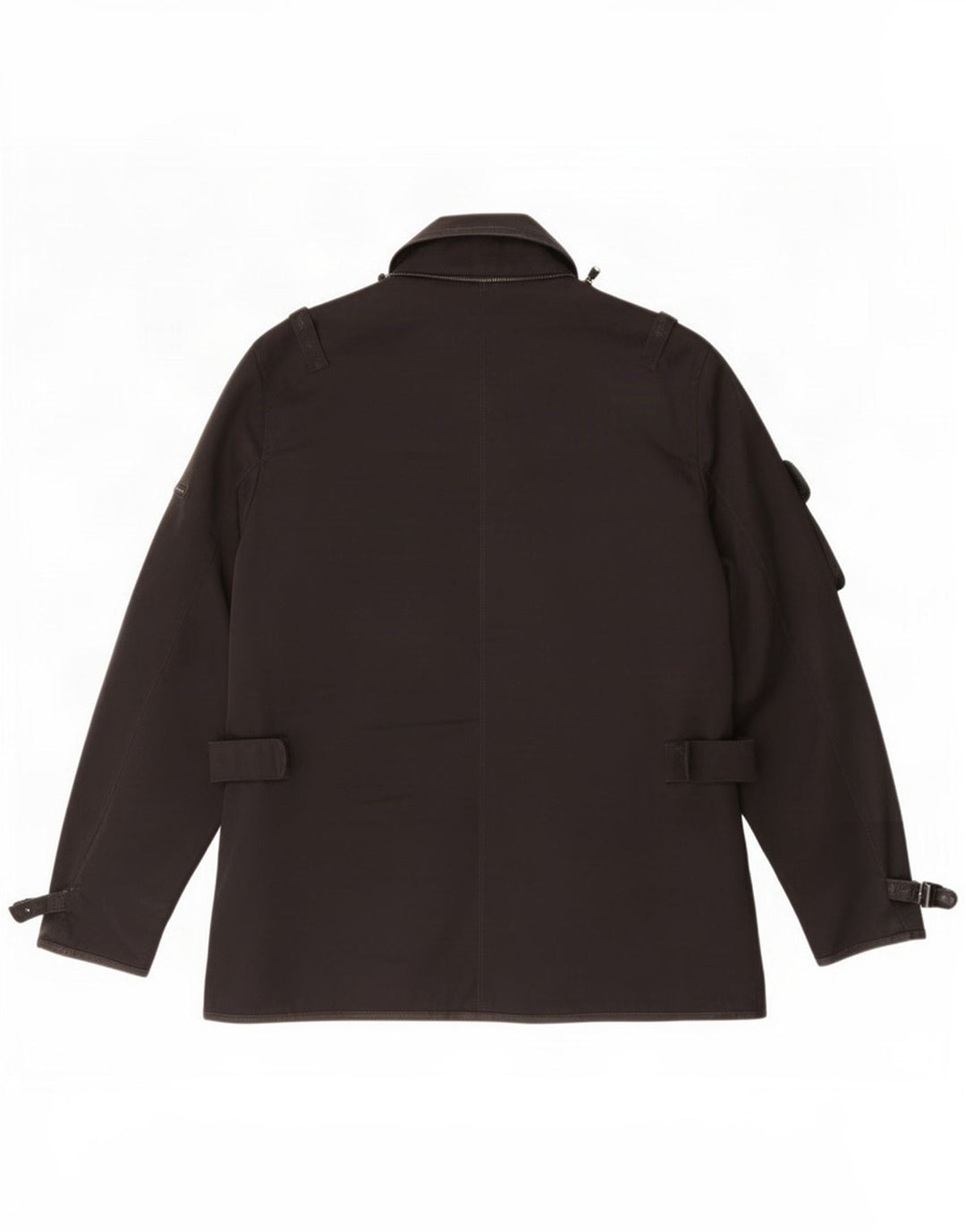 Cesare Paciotti 4US Herren Utility Jacke UK 40 Large Schwarz Polyamid