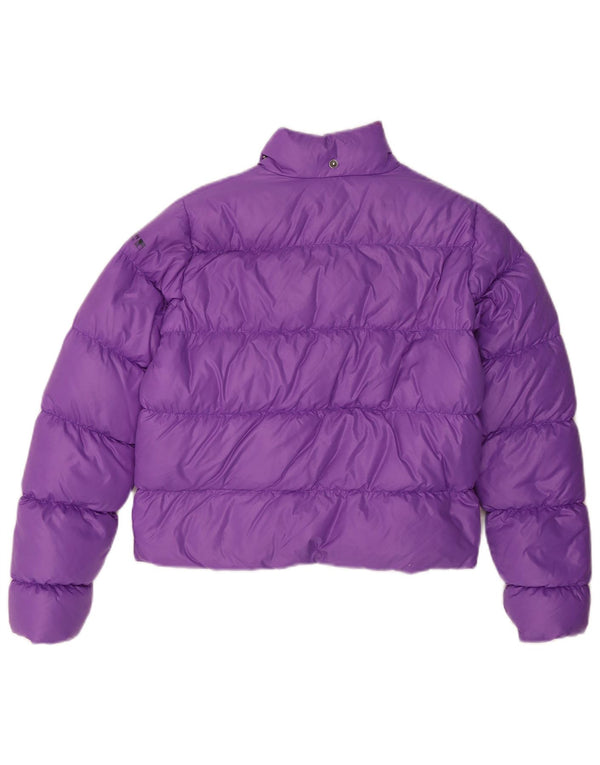 Woolrich Wattierte Jacke für Mädchen, 11–12 Jahre, lila Nylon