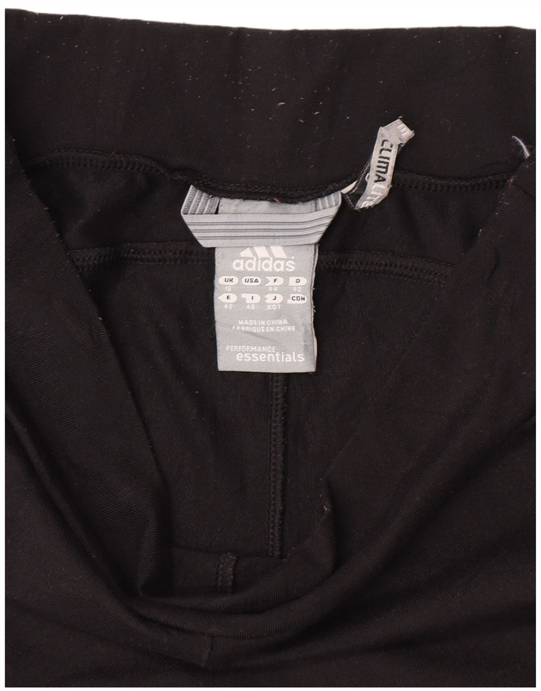 Adidas Damen Climalite Capri Leggings UK 16 Large Schwarz