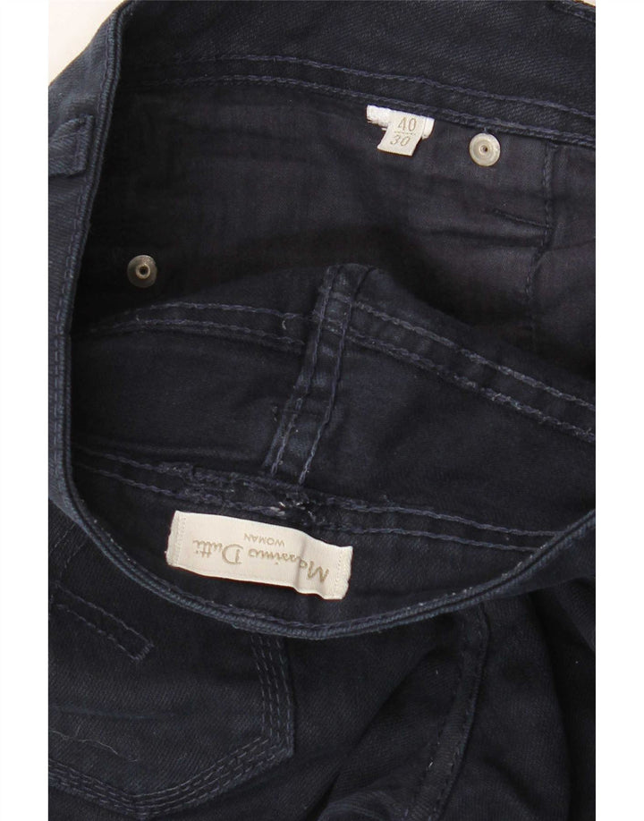 Massimo Dutti Damen Slim Jeans EU 40 Medium W30 L30 Marineblau