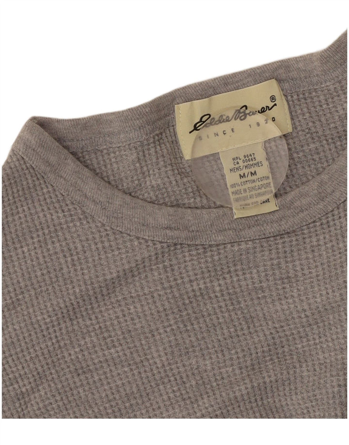 EDDIE BAUER Herren T-Shirt Top mittelgraue Baumwolle