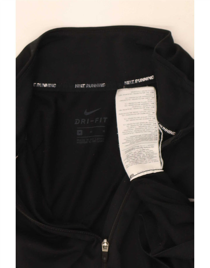 Nike Damen Dri Fit Übergroßer Pullover-Trainingsanzug-Oberteil, UK 14, Mittelschwarz